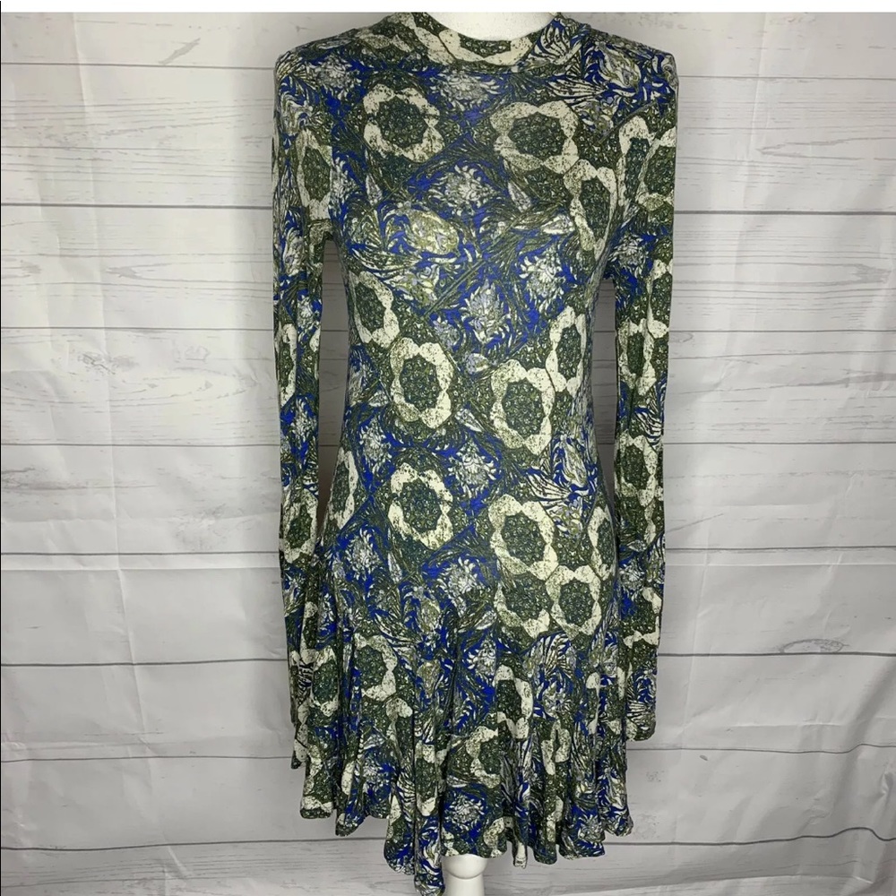 FREE PEOPLE Mini Dress Keyhole Back M